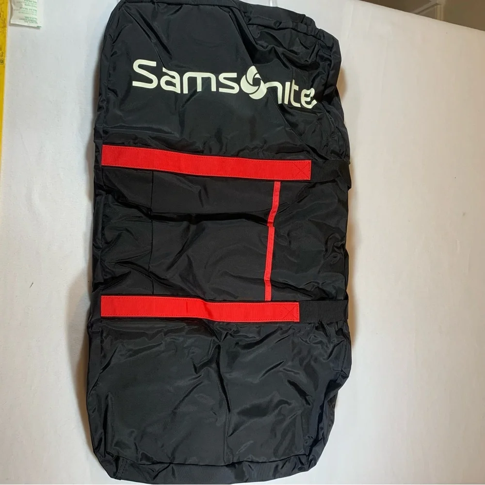 Samsonite 32.5″ Tote-A-Ton Duffle Bags Black And Red Storage Travel Large Nylon